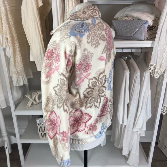 $ Alfred Dunner women's sz. small, floral super soft full zip cardigan #1630 - Picture 4 of 11